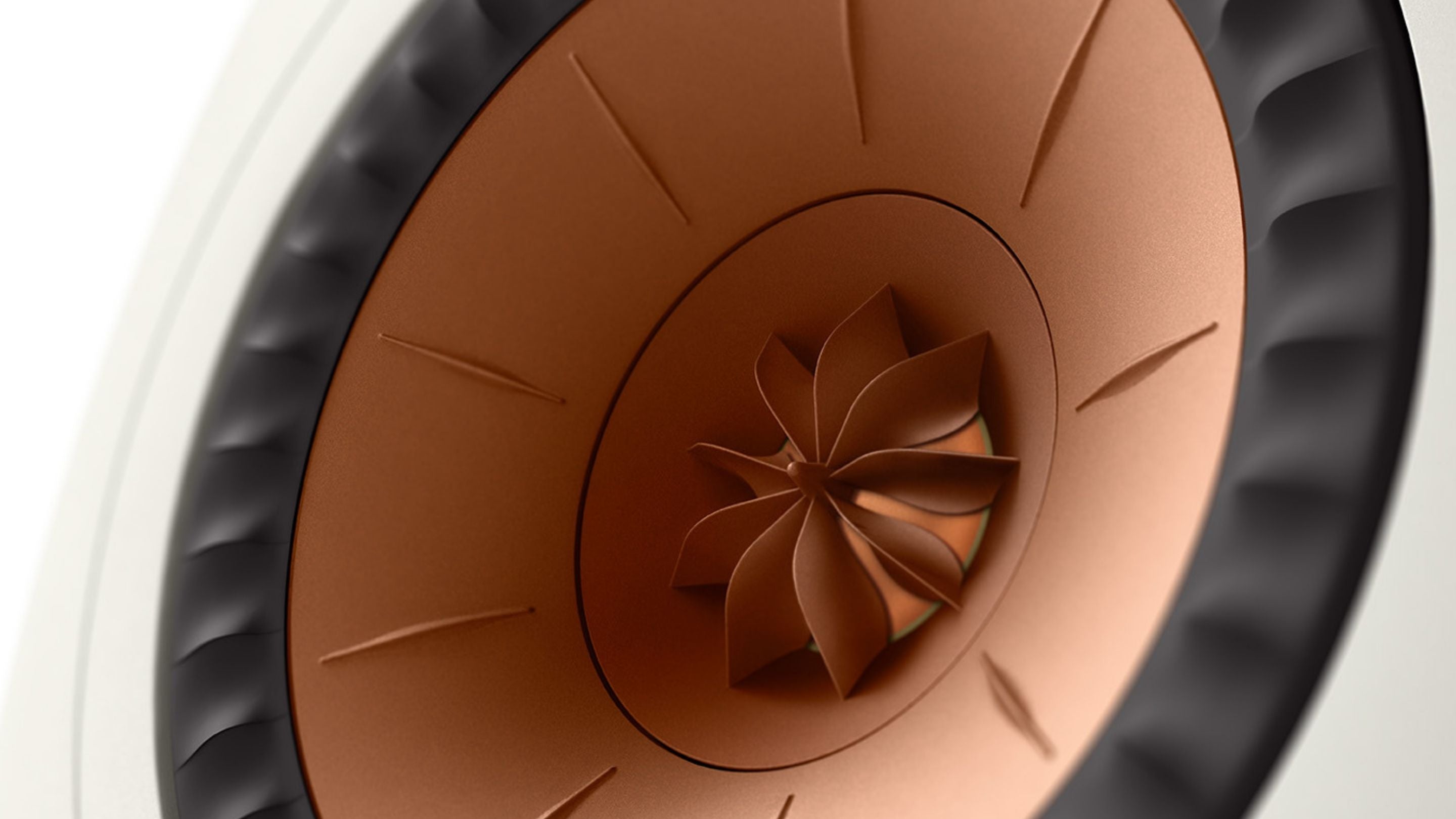 Close up of the KEF LS50 Wireless II driver 